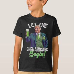 St Patricks Day Gelassen Die Shenanigans beginnen T-Shirt