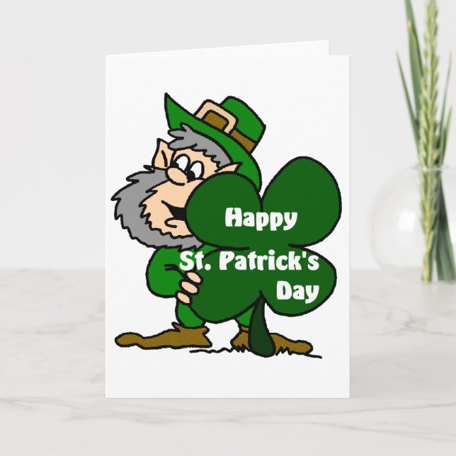 St. Patrick's Day Geschenke Karte (Vorderseite)