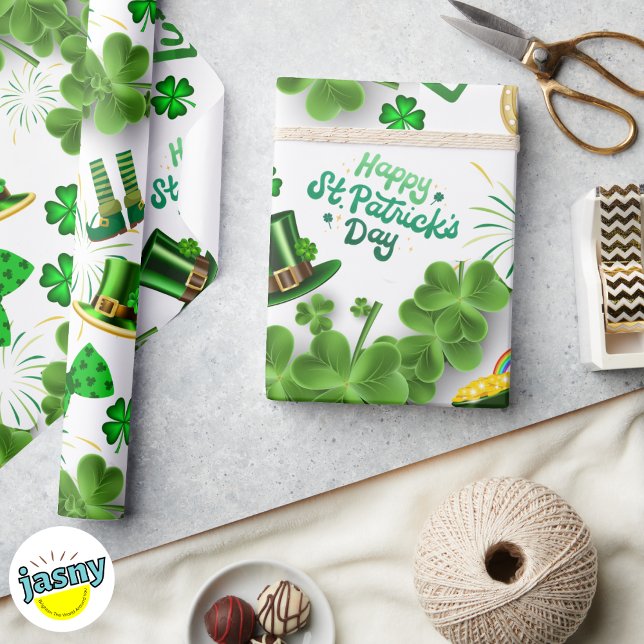St. Patrick's Day Geschenkpapier (Von Creator hochgeladen)