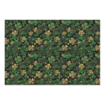 St. Patricks Day Geschenkpapier Flachblatt-Set aus