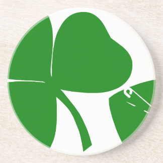 St Patrick's Day - Get Lucky 3 + 1 leaves = 4 Getränkeuntersetzer