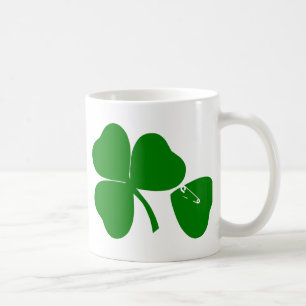 St Patrick's Day - Get Lucky 3 + 1 leaves = 4 Kaffeetasse