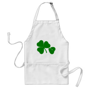 St Patrick's Day - Get Lucky 3 + 1 leaves = 4 Schürze