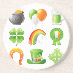 St. Patricks Day Getränkeuntersetzer