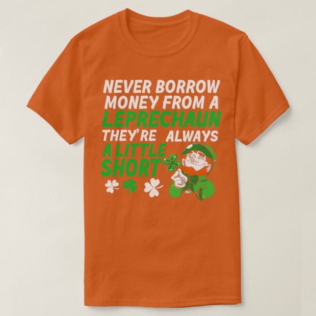 St Patricks Day Gift I Irish Leprechaun Kostüm 16 T-Shirt (Design vorne)