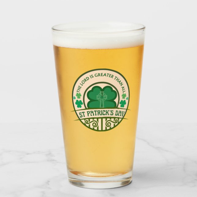 St. Patrick's Day Glas (Vorne (Gefüllt))