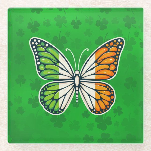 St. Patrick's Day Glasuntersetzer (Vorderseite)