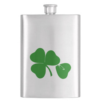 St Patrick's Day - Glück 3+1 = 4 Flachmann