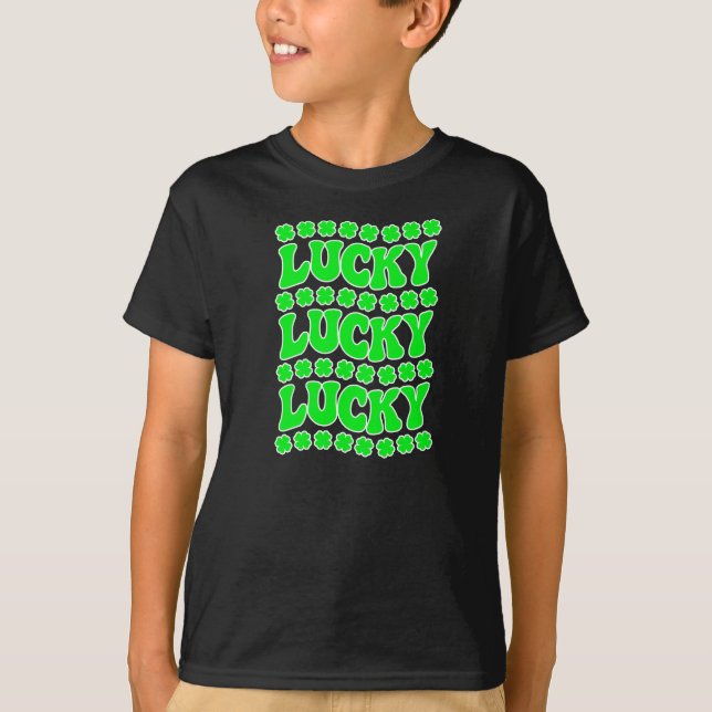 ST. PATRICK'S DAY, Glück, Glück, Glück T-Shirt (Vorderseite)