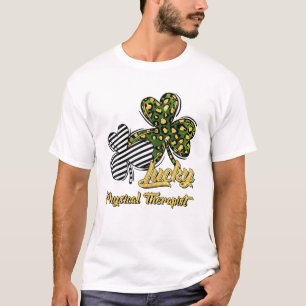 St Patrick's Day Glückliche Physical Therapist Clo T-Shirt