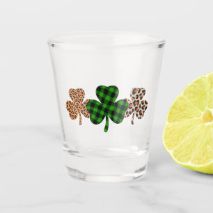 St. Patricks Day Glücklicher Irischer Grüner Karie Schnapsglas