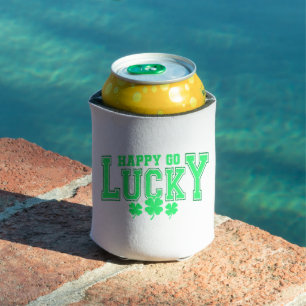 St. Patricks Day Glückliches grünes Bier stilvoll Dosenkühler