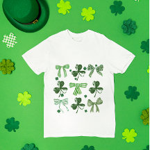 St. Patrick's Day Glücksklee und Bogen