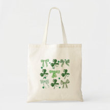 St. Patrick's Day Glücksklee und Schleife