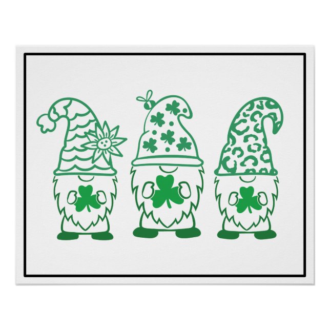 St. Patrick's Day Gnome-67845 Poster (Vorderseite)