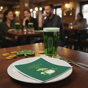St. Patrick's Day Gnome Napkins Serviette