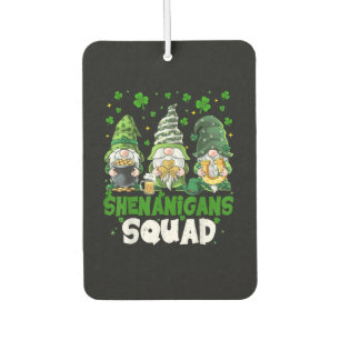 St Patricks Day Gnome Unfug Squad Heiliger Autolufterfrischer