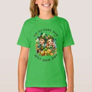 St Patrick's Day Go gcuire Dia an t-ádh ort T-Shirt
