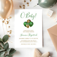 St. Patrick's Day Gold Green Balloons Baby Shower