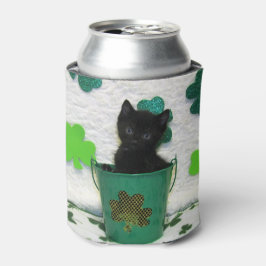 St. Patrick's Day Gold - Katze / Kitten Dosenkühler