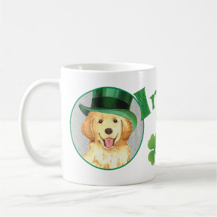 St. Patrick's Day Golden Kaffeetasse