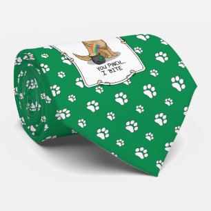 St. Patrick's Day Golden Retriever Dog Krawatte