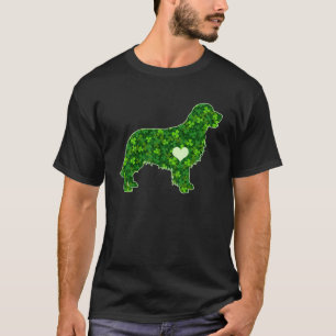 St Patrick's Day Golden Retriever Irish Green Sham T-Shirt
