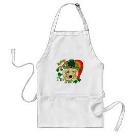 St Patricks Day Goldendoodle Schürze