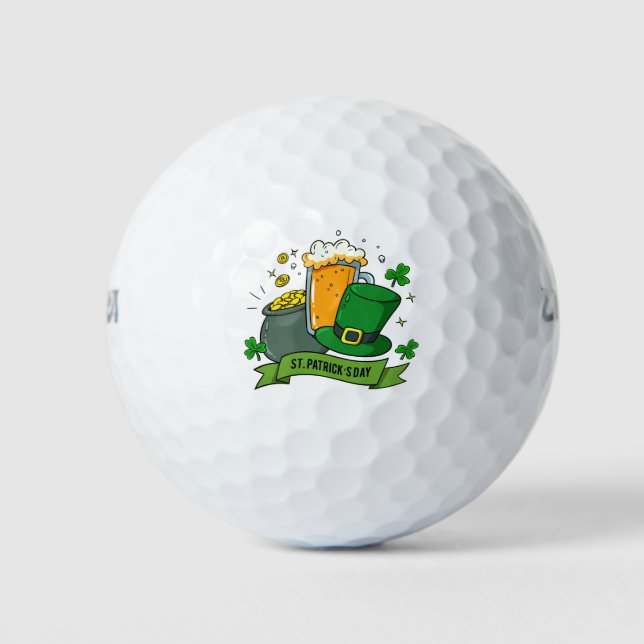 St. Patrick's Day Golfball (Vorderseite)