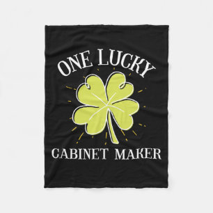 St. Patricks Day Grafik für einen Schrankbauer Ein Fleecedecke