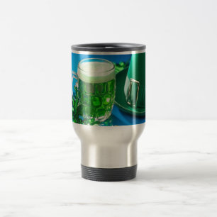 St. Patrick's Day Green Beer Reisebecher