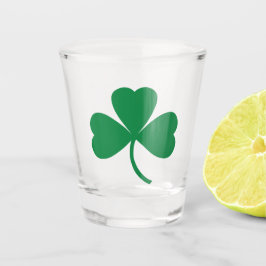 St. Patrick's Day Green Kleeblatt Leaf Schnapsglas