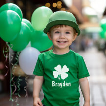 St. Patrick's Day Green Kleeblatt Personalisierter