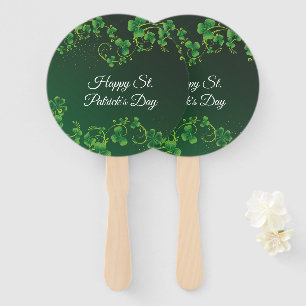 St. Patrick's Day Green Kleeblatt Vine Irish Party Fächer