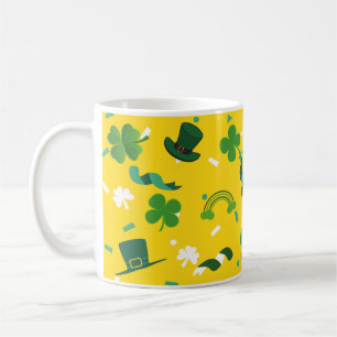 St Patrick's Day Green Kleeblatts Shenanigans Kaffeetasse