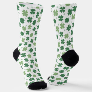 St Patrick's Day Green Kleeblatts Socken