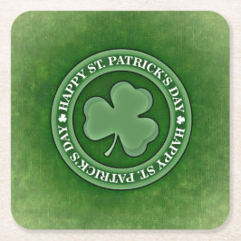 St. Patrick's Day Green Rechteckiger Pappuntersetzer