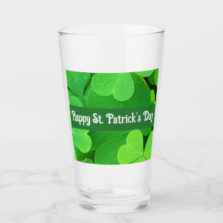 St. Patrick's Day Green Shamrocks and Clovers      Glas