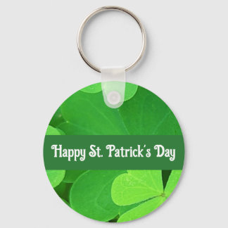 St. Patrick's Day Green Shamrocks and Clovers      Schlüsselanhänger