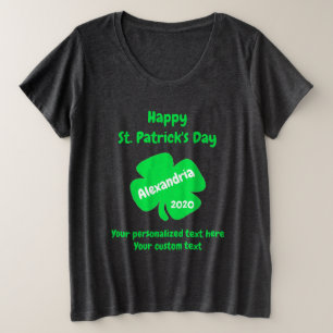 St. Patrick's Day Große Größe T-Shirt