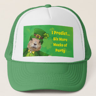 St. Patrick's Day Groundhog Party Animal Truckerkappe