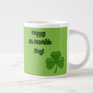 St. Patrick's Day, Grüne Clovers, Lucky Clovers Jumbo-Tasse