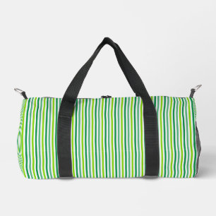 St. Patrick's Day Grünes Streifenmuster-54610 Duffle Bag
