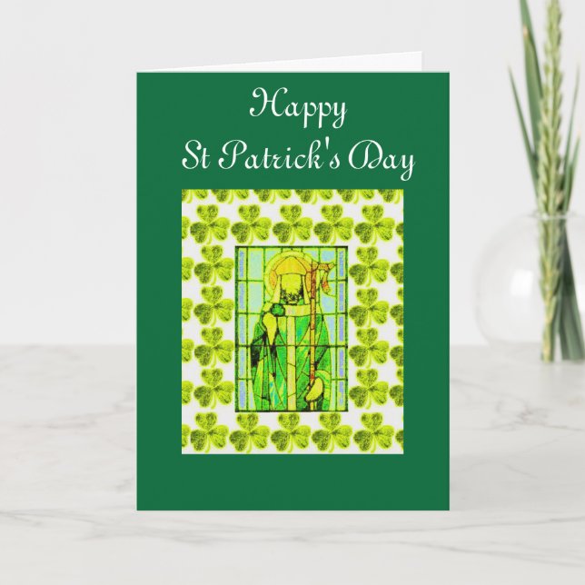 St Patricks Day Grußkarte Karte (Vorderseite)