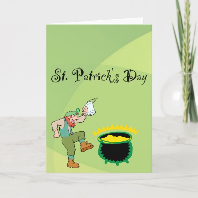 St. Patrick's Day Grußkarte Karte (Vorderseite)