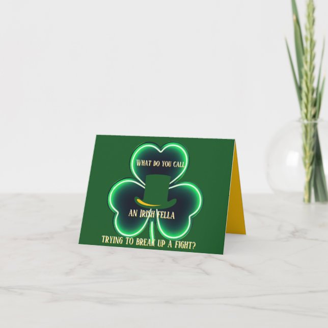 "St. Patrick's Day" Grußkarte Karte (Vorderseite)