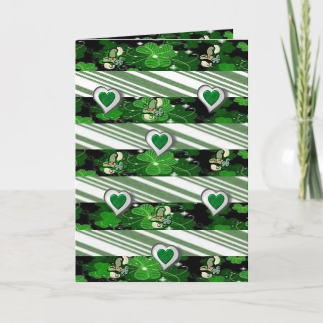 St. Patrick's Day Grußkarte Karte (Vorderseite)