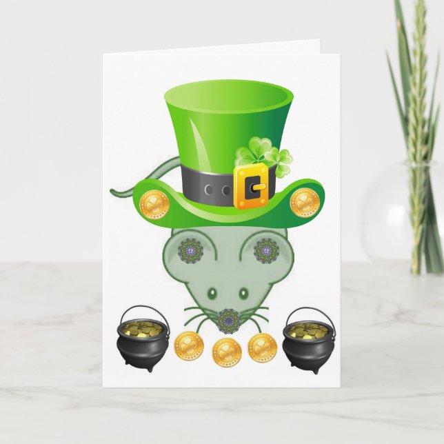 St. Patrick's Day Grußkarte Karte (Vorderseite)
