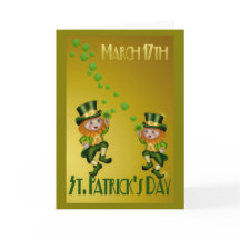 St. Patrick's Day Grußkarte