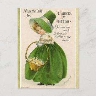 St. Patrick's Day Grußkarte Postkarte